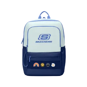 Амортизация, защита от натирания, водоотталкивающий, износостойкий рюкзак Unisex Black/Gray Skechers, Cornсиний (Includes Rainbow Hook-and-Loop)