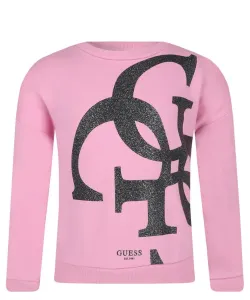 Толстовка Regular fit Guess, розовый