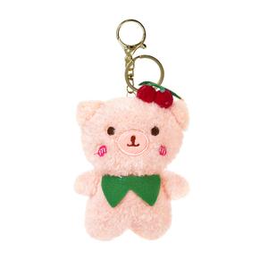 Плюшевый кулон-брелок Cherry Bear в милом мультяшном стиле, высота 12 см BEAR FORT