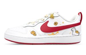 Кроссовки для скейтбординга Court Borough 2 Low top женские Nike, красный белый