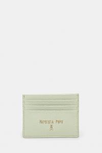 Кожаный чехол для карт Patrizia Pepe, зеленый