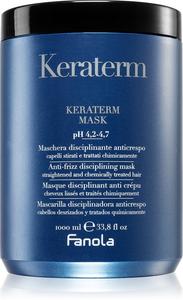 Разглаживающая маска Keraterm для непослушных, вьющихся волос Fanola, 1000 мл