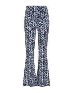 Брюки Printed Viscose High-Waist Flared Pants 8 By Yoox, черный