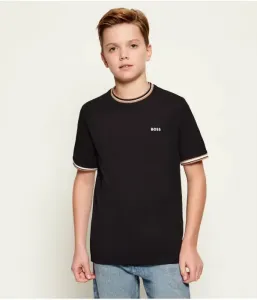 Футболка regular fit Boss Kidswear, черный