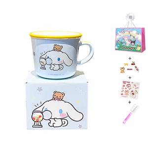 Кружки Sanrio, Cinnamoroll[Shopping Bag+3D Cherry Bear Sticker+Cherry Bear Sticker+Cup Cleaning Brush]