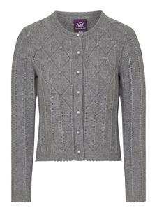 Вязаный кардиган SPIETH & WENSKY Funkie, серый
