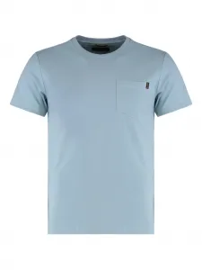 Футболка с короткими рукавами и карманом Moorer, синий