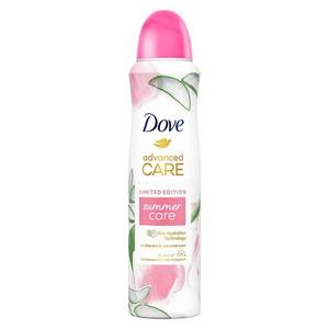 Антитранспирантный дезодорант Dove Advanced Care Summer Care Limited Edition Дезодорант с ароматом алоэ вера и розовой воды и технологией увлажнения кожи 150 мл