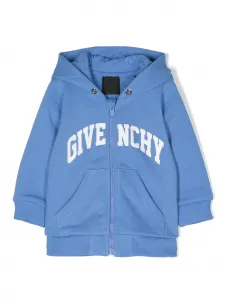 Худи на молнии Givenchy Kids, синий