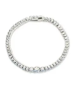 Теннисный браслет Татум с кубическим цирконием Sterling Forever, silver