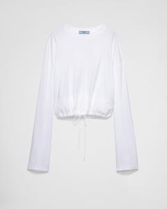 Джемпер с длинными рукавами Prada, белый