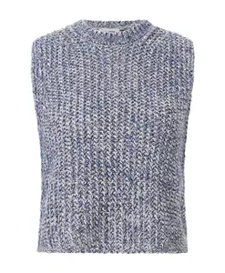 Ребристый хлопковый пуловер Noara Drykorn, синий