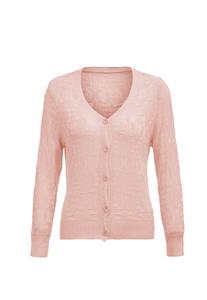 Вязаный кардиган SANIKA Knit Cardigan, розовый