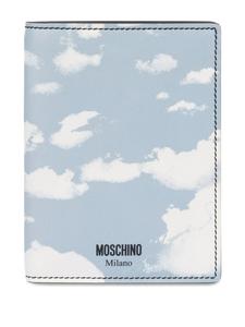 Moschino складной бумажник, синий