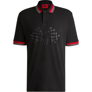 HUGO BOSS Мужская черная поло