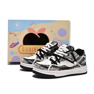 Guci Tianlun Низкие кроссовки для скейтбординга унисекс черно-белые