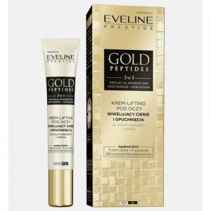 EVELINE Gold Peptides 3в1 Крем-лифтинг для глаз от темных кругов и отечности