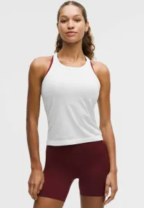 Футболка swiftly tech с круглым вырезом и длиной до колена (гоночная версия 2.0) Lululemon, White White-