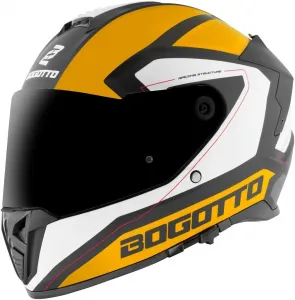 Шлем Bogotto FF122 BGT, yellow/white