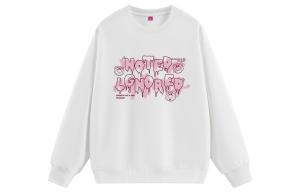 Толстовка унисекс с круглым вырезом, средней плотности Disney, белый fleece-lined