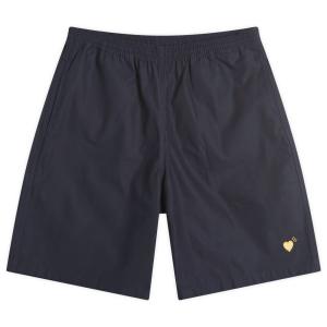 Пляжные шорты с сердечками Human Made, темно-синий