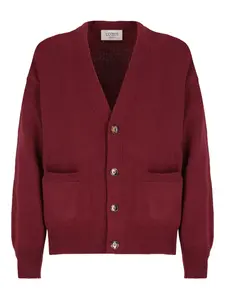 Кардиган на пуговицах Laneus, красный