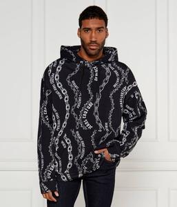 Толстовка мужская Versace Jeans Couture с узором, черный