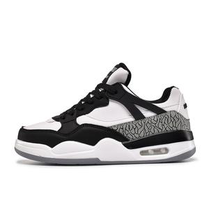 Скользоустойчивые амортизирующие ударопрочные износостойкие легкие низкие скейтборд кроссовки Unisex LIANGHUO, белый черный серый (версия с индивидуальным количеством)