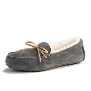 Женские лоферы Gommino в цвете dark coffee OZZEG, серый