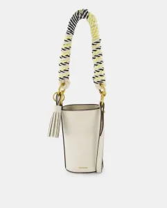 Сумка с ручкой из цепочек и кисточками Tintoretto, бежевый