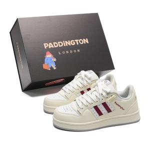 Paddington Bears Износостойкие и легкие низкие скейтерские кроссовки унисекс бежево-красные, цвет Beige Red