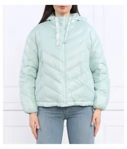 Пуховая куртка regular fit Twin-Set, мятный