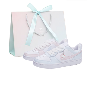 Детские скейтерские кроссовки Court Borough для младших школьников Nike, розовый/белый