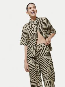 Рубашка loose fit Sasja 14102850 Vila, бежевый