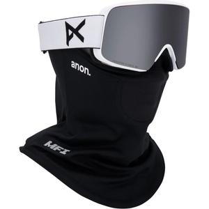 Снежные очки M6-S с дополнительной линзой + защитная маска MFI Anon, White/Perceive Sunny Onyx