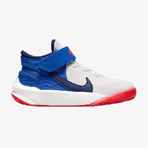 Кроссовки Nike Team Hustle D10 FlyEase PS 'White Game Royal', белый