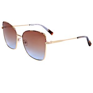 Женские солнцезащитные очки Missoni 59 мм в золотисто-синей оправе Havana Missoni, Gold Blue Havana