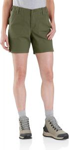 Carhartt Women's 105730 Женские брюки Rugged Flex Relaxed Fit Canvas Work, Basil