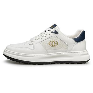 Мужские низкие кроссовки для скейтбординга с защитой, износостойкие, сбалансированные, легкие и дышащие ZRO, White Blue