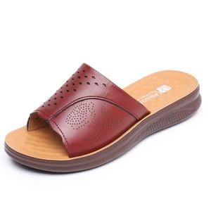 Женские стойкие к истиранию сандалии Slide Captain illy, красный