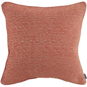 Декоративная подушка Sheffo, структурная ткань, чехол с наполнителем, 1 шт. H.O.C.K., Orange + bedruckt