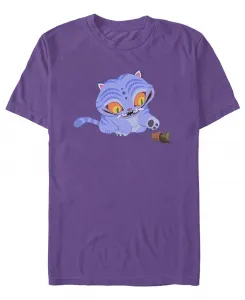 Мужская футболка K-Pop Demon Hunters с накладным принтом Fifth Sun, фиолетовый