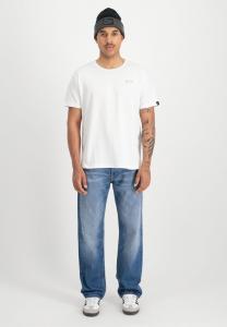 Футболка Alpha Industries Basic T-shirt, White Chrome/White