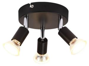 Потолочный светильник Nettlife Bamberg 3-flammig, черный