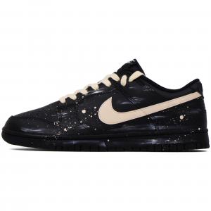 Nike Кроссовки для скейтбординга Dunk Abrasion Resistant Low top мужские черные
