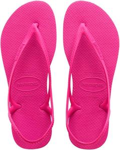 Женские шлепанцы Havaianas с ремешком на пятке, розовый