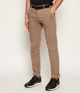 Брюки чинос slim fit Boss Orange, бежевый