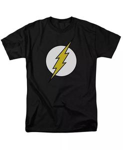 Мужская футболка с коротким рукавом DC Comics Fl Classic для взрослых Flash, черный