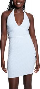 Платье GUESS Lucia без рукавов с волнистой резинкой, Sky High