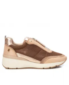 Женские кожаные повседневные кроссовки Carmela Collection от Xti, коричневый/бежевый